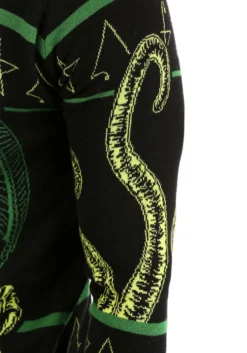 Rage Of Cthulhu Halloween Sweater For Adults -Fun Costumes Shop rage of cthulhu ugly halloween sweater alt 4