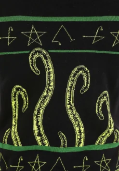 Rage Of Cthulhu Halloween Sweater For Adults -Fun Costumes Shop rage of cthulhu ugly halloween sweater alt 5