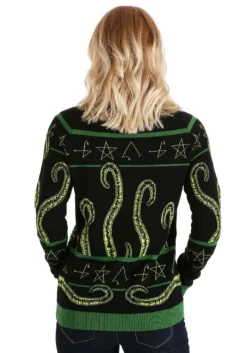 Rage Of Cthulhu Halloween Sweater For Adults -Fun Costumes Shop rage of cthulhu ugly halloween sweater alt 8