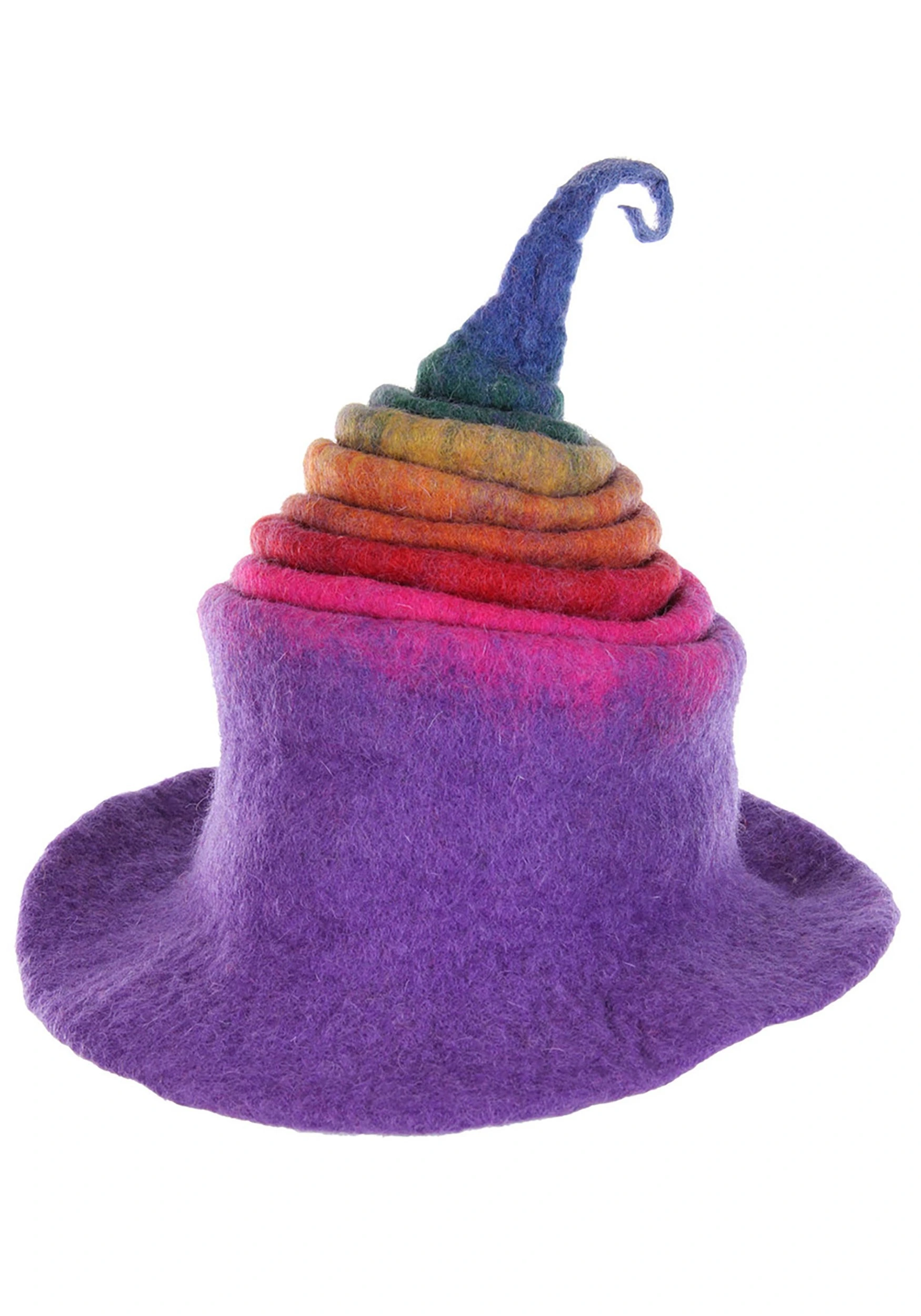 Adult Rainbow Borealis Heartfelted Witch Costume Hat 8 Adult Rainbow Borealis Heartfelted Witch Costume Hat - Image 8