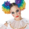 Rainbow Clown Puffs Wig