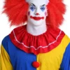 Red Clown Wig With Bald Spot