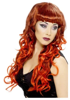 Smiffys Red Hot Siren Wig