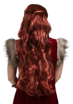 Women's Red Viking Wig 3 Women's Red Viking Wig -Fun Costumes Shop red viking wig 1