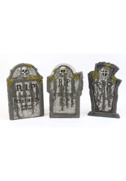 Fun World Moss Covered RIP Tombstone Halloween Decoration