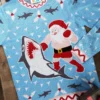 Men's Santa Vs Shark Ugly Christmas Costume Sweater