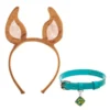 Scooby Doo Collar And Headband Cosplay Set