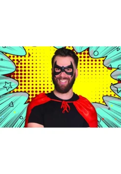 Night Hero Self-Adhering Mask -Fun Costumes Shop self adhering night hero mask alt 2