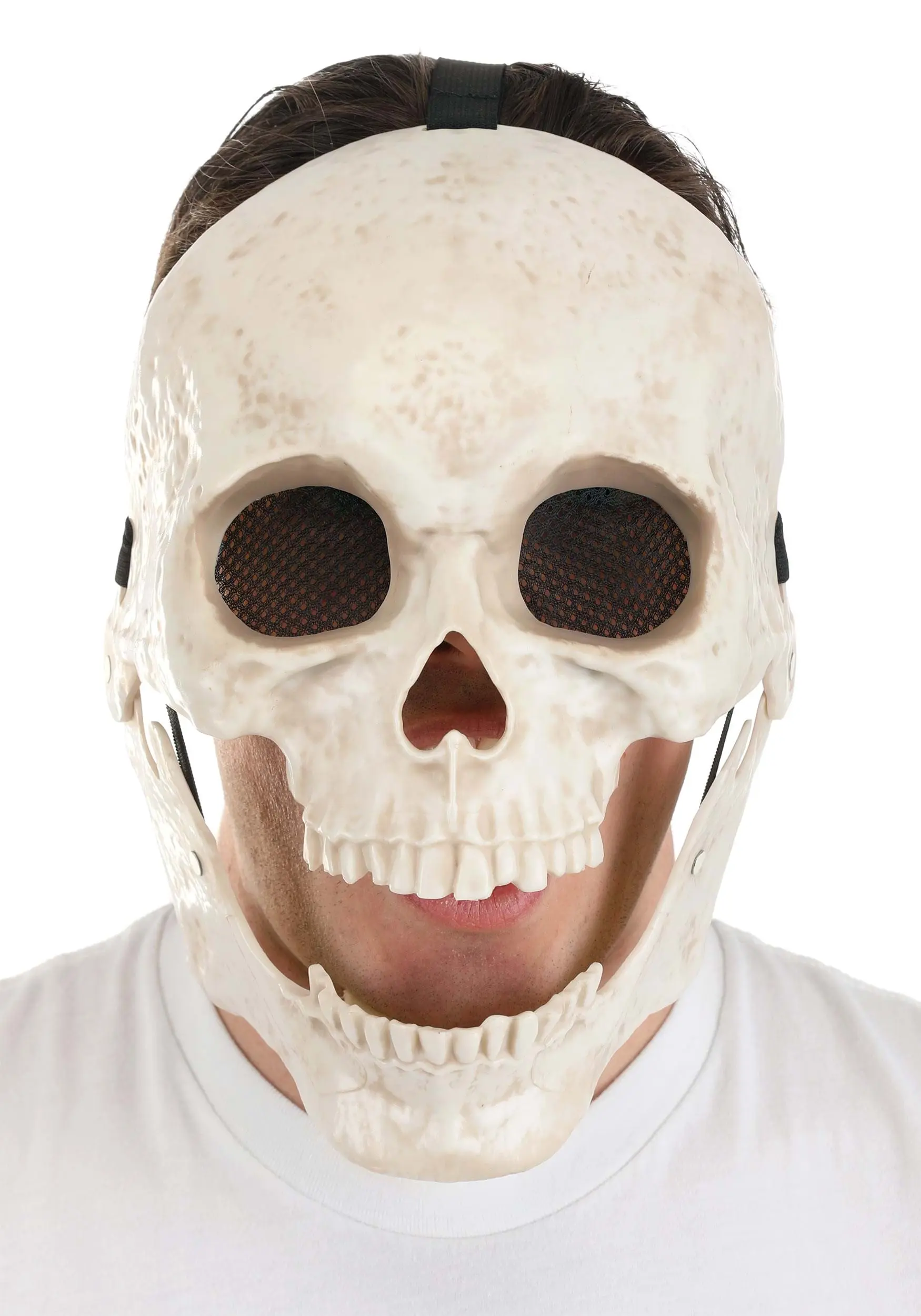 Shiny Skull Mouth Mover Mask 2 Shiny Skull Mouth Mover Mask - Image 2