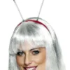 Smiffys Silver Alien Glitter Ball Boppers Headband