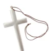 Silver Monk Cross Accessory