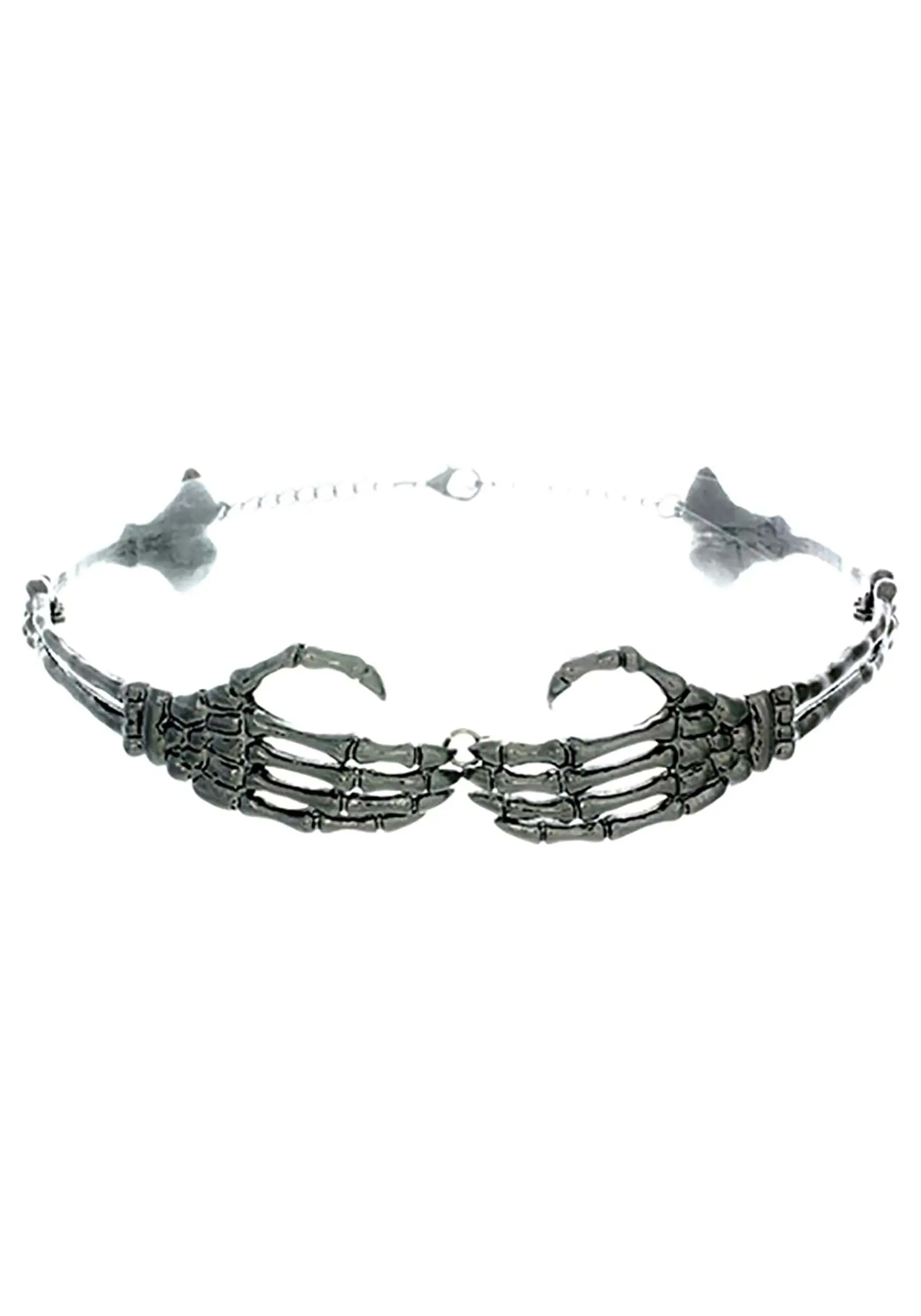 Skeleton Hands Choker Necklace 1 Skeleton Hands Choker Necklace
