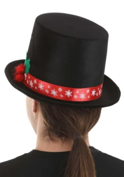 Snowman Top Hat For Adults -Fun Costumes Shop snowman top hat alt 3