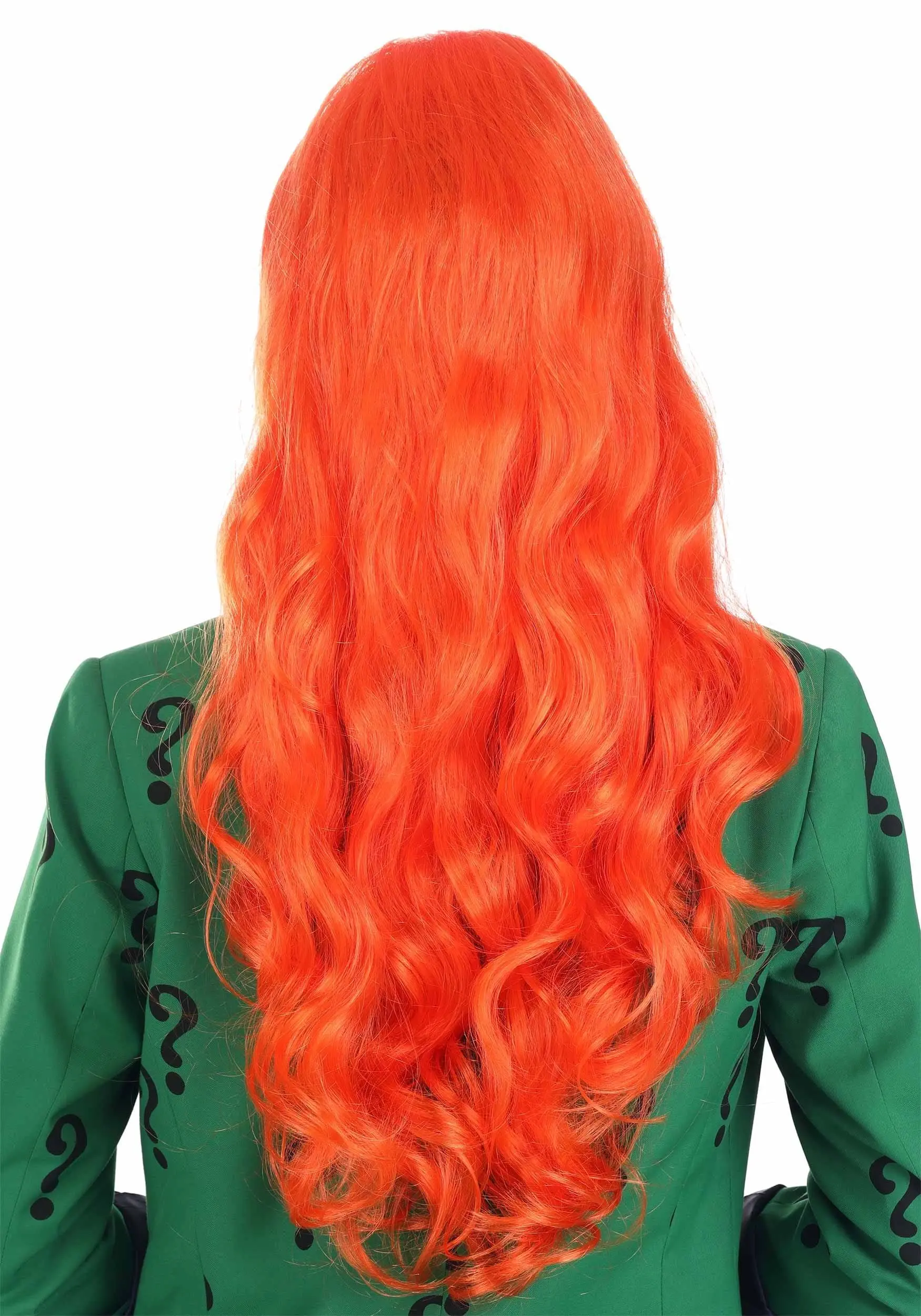 Long Wavy Orange Wig For Women 2 Long Wavy Orange Wig For Women - Image 2
