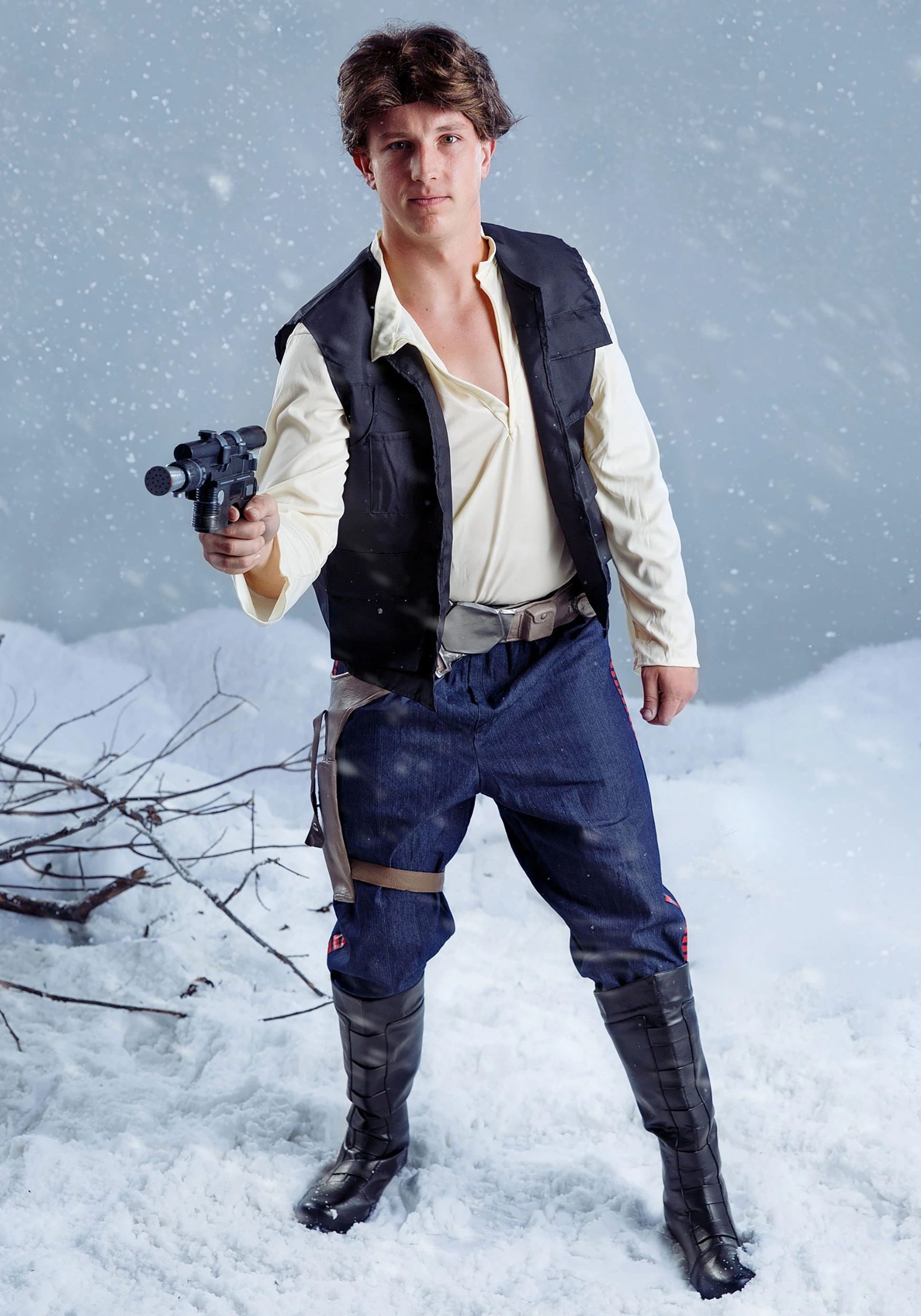 Star Wars Adult Han Solo Wig 2 Star Wars Adult Han Solo Wig - Image 2