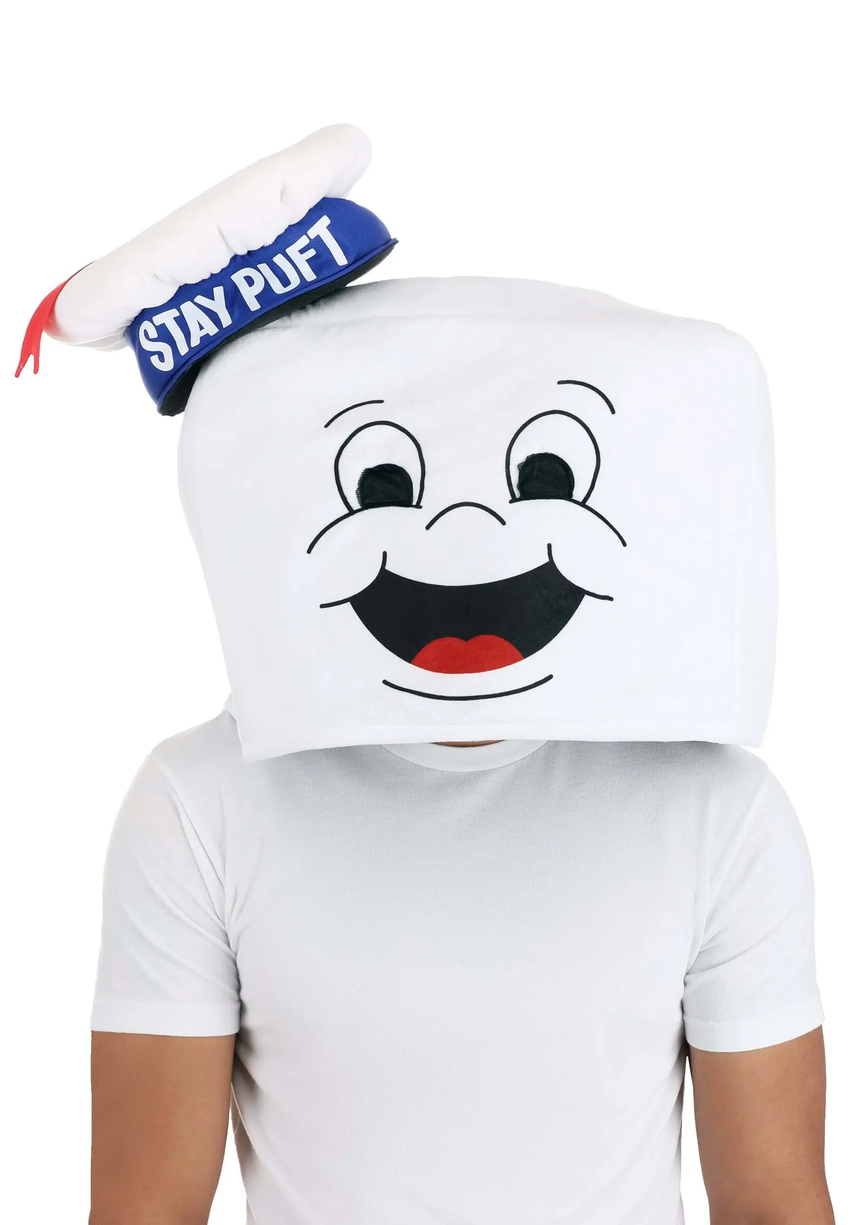 Stay Puft Reversible Adult Hat Mask 4 Stay Puft Reversible Adult Hat Mask - Image 4