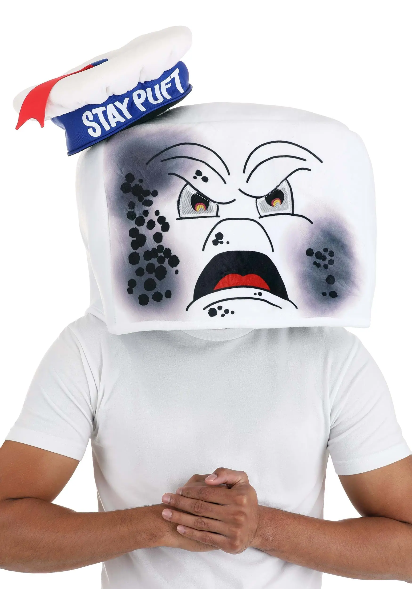 Stay Puft Reversible Adult Hat Mask 5 Stay Puft Reversible Adult Hat Mask - Image 5