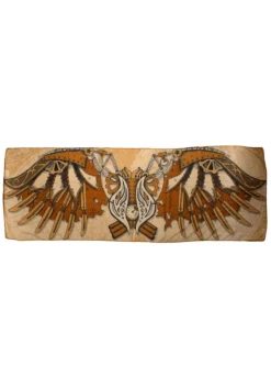 Steampunk Wings Brown Lightweight Scarf -Fun Costumes Shop steampunk wings lightweight scarf alt 1