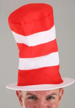 Cat In The Hat Adult Hat -Fun Costumes Shop storybook cat in the hat adult hat alt 10