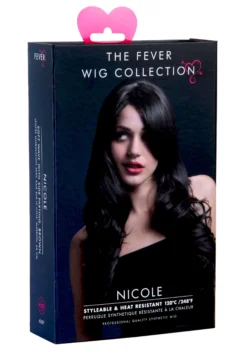 Smiffys Styleable Fever Nicole Brown Wig 4 Smiffys Styleable Fever Nicole Brown Wig -Fun Costumes Shop styleable fever nicole brown wig front