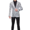 Opposuits Silver Sequins Blazer From Suitmeister