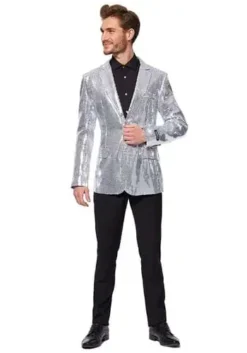 Opposuits Silver Sequins Blazer From Suitmeister