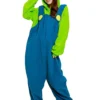 Super Mario Brothers Adult Luigi Kigurumi Costume