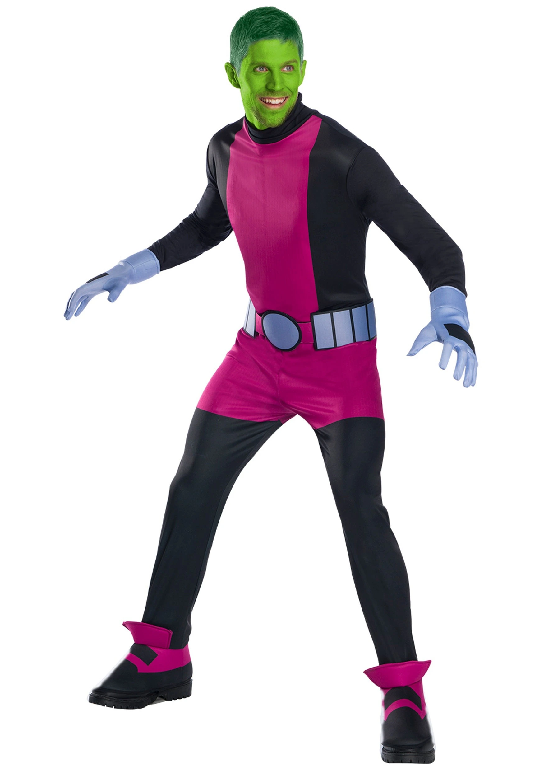 Men's Teen Titan Beast Boy Costume 1 Men's Teen Titan Beast Boy Costume