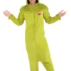 The Grinch Jumpsuit Costume For Adults
