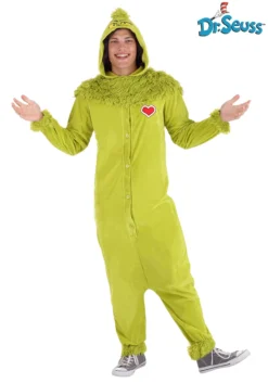 The Grinch Jumpsuit Costume For Adults