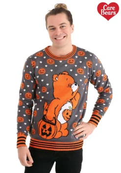 Care Bears Trick-or-Sweet Bear Halloween Sweater For Adults -Fun Costumes Shop trick or sweet bear halloween sweater alt 6