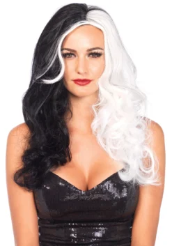 LEG AVENUE Two-Tone Long Wavy Villainess Wig
