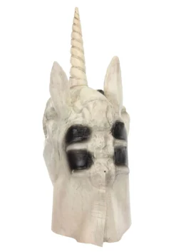 Unicorn Skull Mouth Mover Mask -Fun Costumes Shop unicorn skull mouth mover mask alt 2