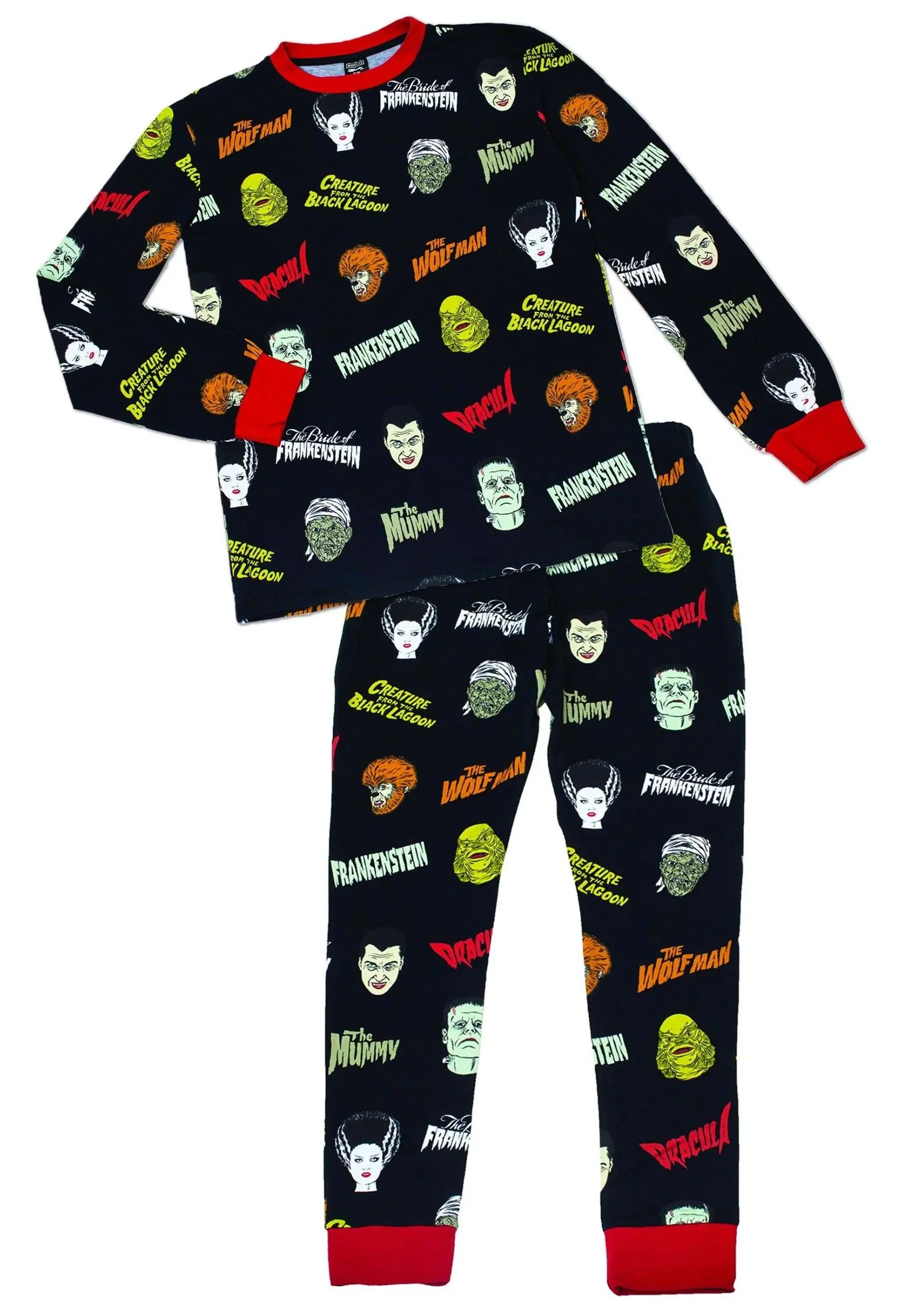 Cakeworthy Universal Monsters Pajama Set For Adults 2 Cakeworthy Universal Monsters Pajama Set For Adults - Image 2