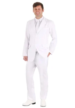 Men's White Suit Costume -Fun Costumes Shop white suit mens costume alt 1