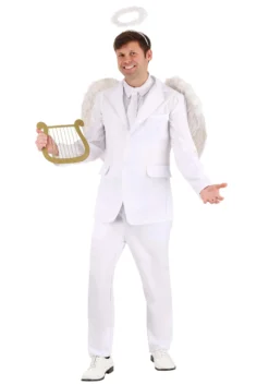Men's White Suit Costume -Fun Costumes Shop white suit mens costume alt 5