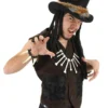 Witch Doctor Plush Costume Hat With Dreadlocks