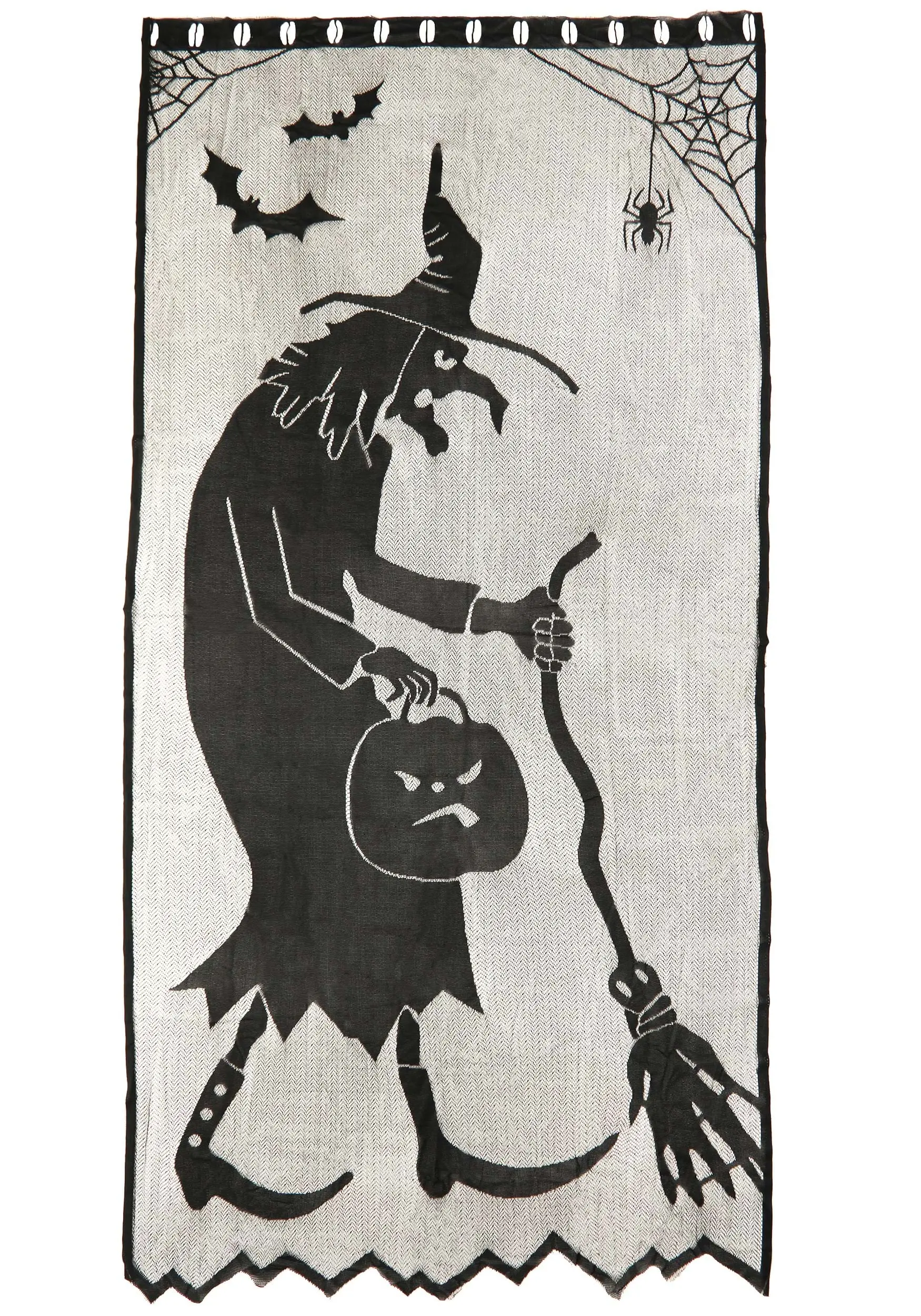 Witch Or Treat Door Curtain Halloween Decoration 1 Witch Or Treat Door Curtain Halloween Decoration