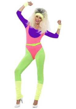 Smiffys Women's 80s Workout Costume