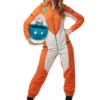Womens Astronaut Jumpsuit Costume