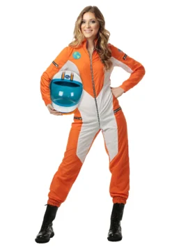 Womens Astronaut Jumpsuit Costume