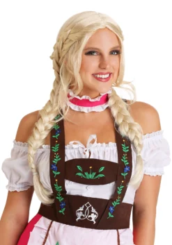 Women's Bavarian Girl Wig 4 Women's Bavarian Girl Wig -Fun Costumes Shop womens bavarian girl wig alt1