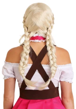 Women's Bavarian Girl Wig 5 Women's Bavarian Girl Wig -Fun Costumes Shop womens bavarian girl wig back
