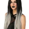 Black And Grey Ombre Women's Wig