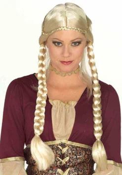 Blonde Renaissance Braided Wig For Women