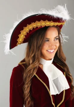 Women's Captain Hook Costume -Fun Costumes Shop womens captain blackheart costume alt 7