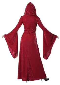 Crimson Robe Adult Women's Costume -Fun Costumes Shop womens crimson robe adult costume alt 1