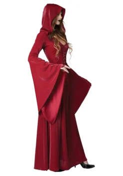 Crimson Robe Adult Women's Costume -Fun Costumes Shop womens crimson robe adult costume alt 2