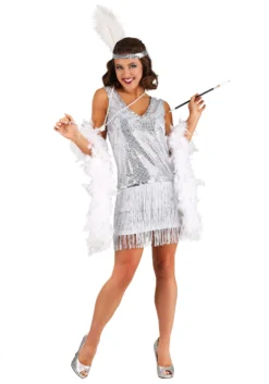 Women's Crystal Flapper Costume