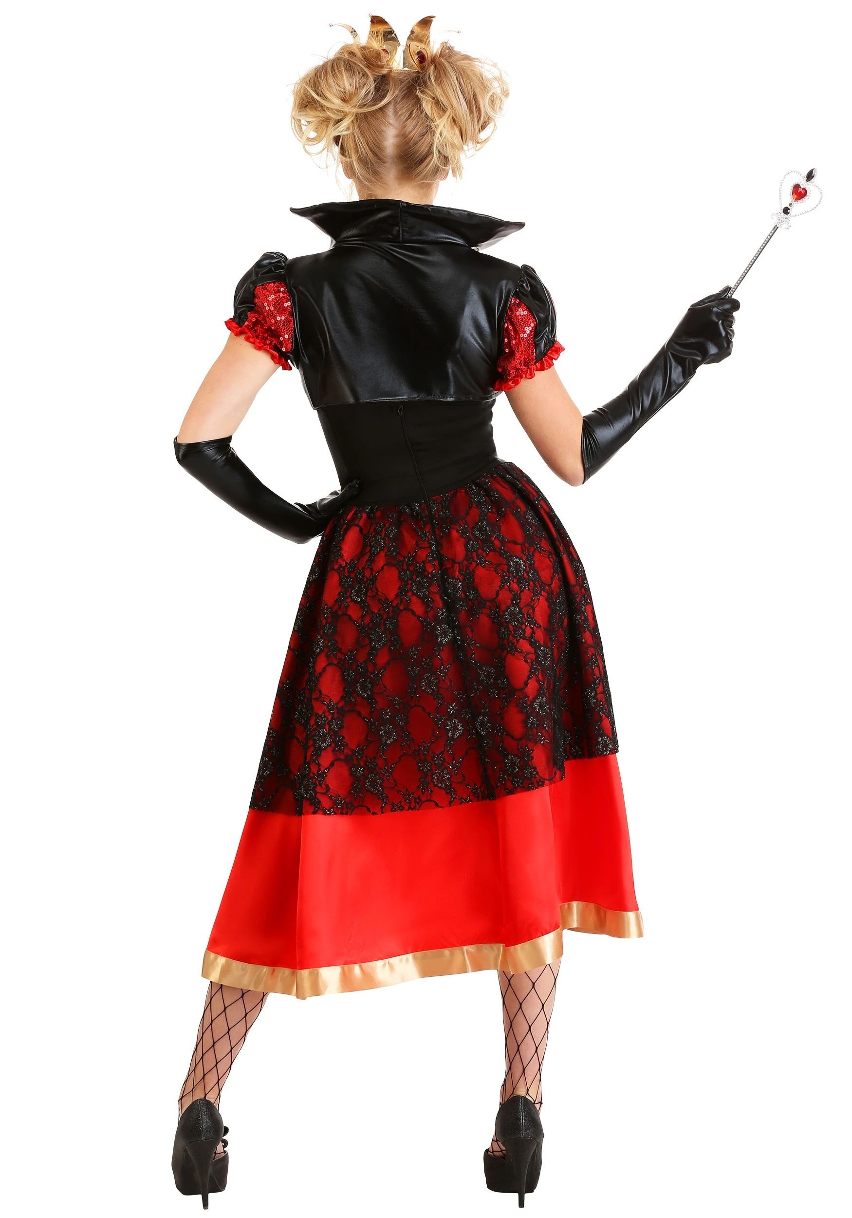 Dark Queen Of Hearts Costume For Women 2 Dark Queen Of Hearts Costume For Women - Image 2